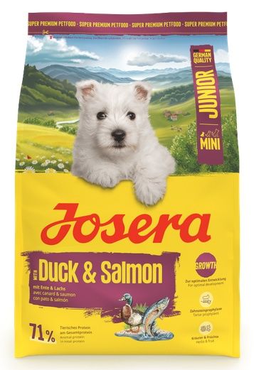 Josera Mini Junior Duck & Salmon 3kg zdjęcie 2