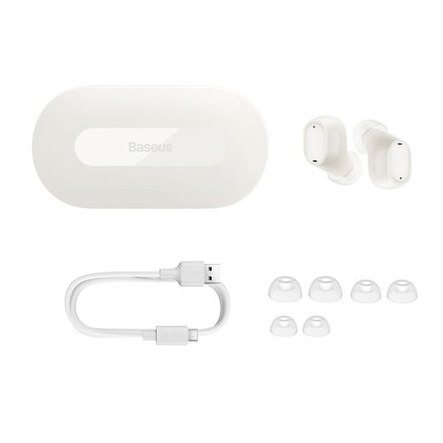 Baseus słuchawki Bluetooth TWS Bowie EZ10 białe na Arena.pl