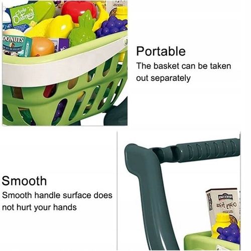 Wózek Sklepowy Dla Dzieci KOSZYK Zakupowy Supermarket KASA AKCESORIA MATADI na Arena.pl