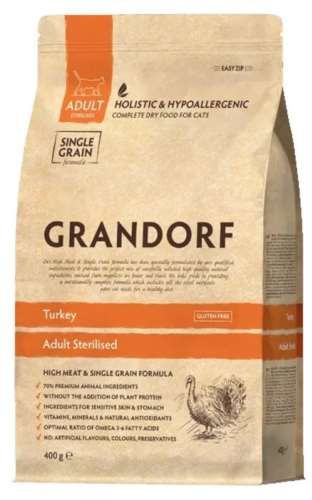 Grandorf Cat Turkey - Sterilized 400g na Arena.pl