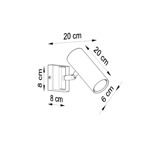 Kinkiet DIREZIONE biały na Arena.pl