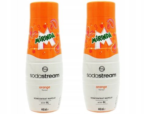 6x SYROP KONCENTRAT MIRINDA DO SATURATORA SODASTREAM 9L NAPOJU z 440ml na Arena.pl
