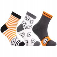 Skarpetki Dziecięce Bawełniane Skarpety Długie Piłka 3-pary MORAJ 31-34