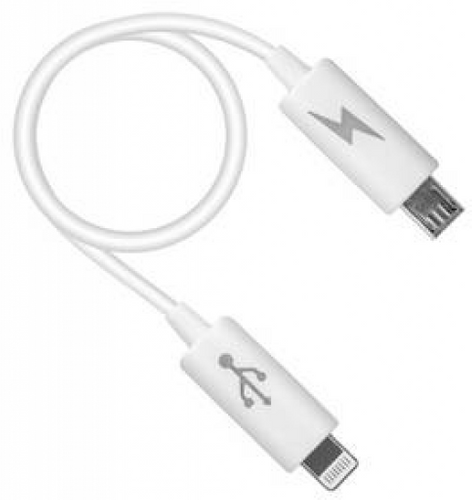 Kabel Forever MicroUSB / Lightning, 25cm (DATOTGAPIP5TFOWH) Biały na Arena.pl