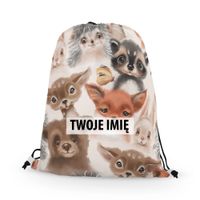 WORKO-PLECAK DZIECIĘCY z Twoim imieniem Leśne zwierzątka 140