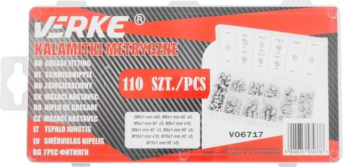 KALAMITKI SMAROWNICZKI METRYCZNE ZESTAW DO SMAROWNICY 110 ELEMENTÓW na Arena.pl