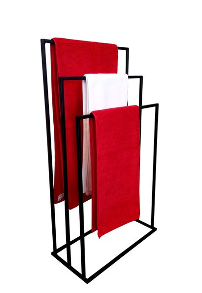 Stojak wieszak III łazienkowy na ręczniki LOFT zdjęcie 4