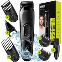 BEZPRZEWODOWA golarka TRYMER do ciala zarostu włosów BRAUN Sharp Blades