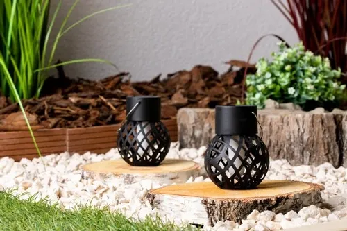 4x LAMPION SOLARNY LED WISZĄCY LAMPA EFEKT PŁOMIEŃ OGIEŃ LATARENKA OGRODOWA na Arena.pl