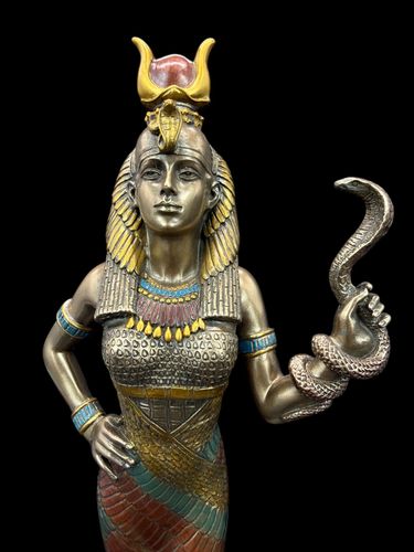 EGIPSKA BOGINI - HATHOR TRZYMAJĄCA WĘŻA VERONESE  (WU76710A4) na Arena.pl