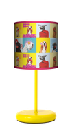 Lampa stojąca EKO - Psia Parada (kolorowa)