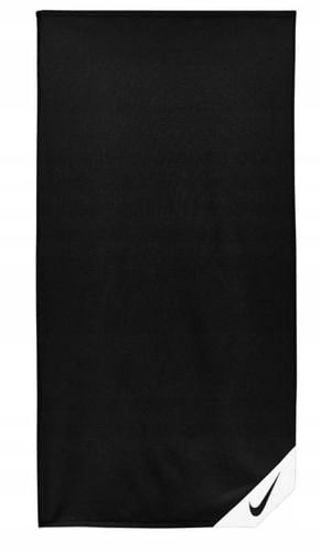 Nike COOL DOWN TOWEL Ręcznik 91x46cm czarno-biały na Arena.pl