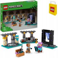 LEGO MAINCRAFT 21252 ZBROJOWNIA WARSZTAT KOWALA PORTAL DO NETHERU FIGURKI