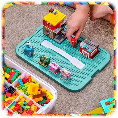 POJEMNIK na Klocki 3-PIĘTROWY WARSTWOWY ORGANIZER z Przegródkami 18 L na Arena.pl