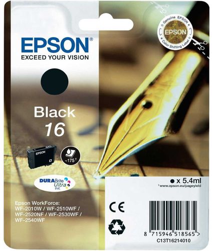 Tusz Epson T16 black 5.4ml na Arena.pl
