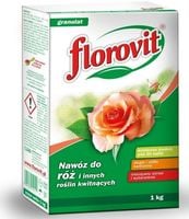 nawóz do róż mineralny granulat 1kg karton florovit