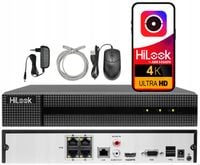 Rejestrator IP PoE NVR-104MH-C/4P HiLook by Hikvision do 8Mpx 4 Kanały