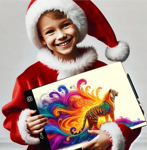 TABLET GRAFICZNY XL LED - PREZENT NA ŚWIĘTA - DESKA KREŚLARSKA PODŚWIETLANA na Arena.pl