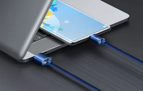 Kabel USB do USB-C Baseus Crystal Shine 100W 2m Niebieski CAJY000503 na Arena.pl