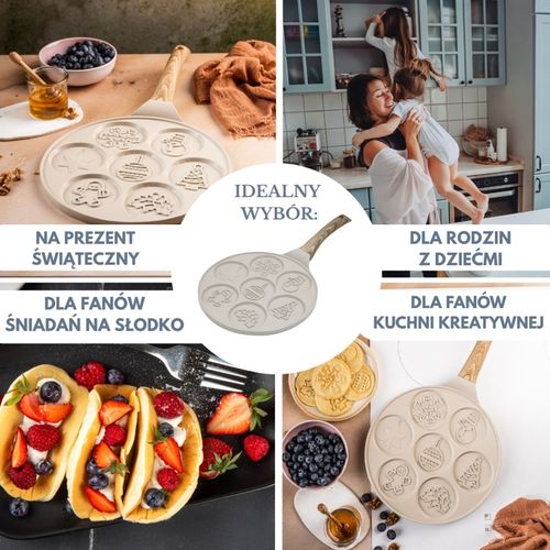 patelnia marmurkowa do świątecznych placuszków klausberg kb-7970 na Arena.pl