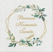 Serwetki flizelinowe PAW Pierwsza Komunia Święta 50SZT