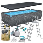 Basen stelażowy ogrodowy 549 x 274 x 132 cm 11w1 Bestway 561KA