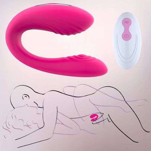WIBRATOR DLA PAR masażer punktu G łechtaczki i penisa prezent NA WALENTYNKI na Arena.pl