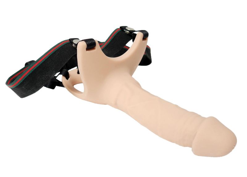 Proteza Strap-On Pusta Przedłużająca Penisa 24Cm zdjęcie 4