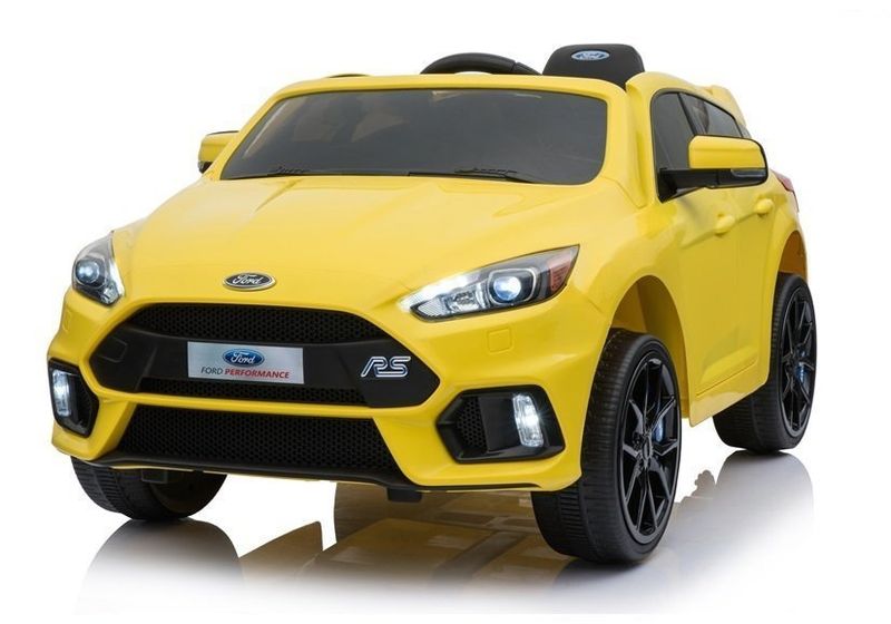 Auto na akumulator Ford Focus RS Żółte zdjęcie 5
