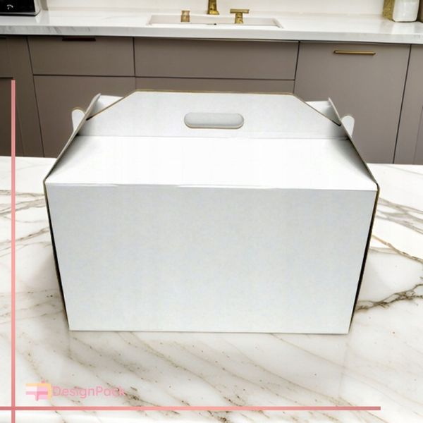 Pudełko pod tort komunijny 42x32x25 podkład pod tort złoty 40x30 na Komunię zdjęcie 13