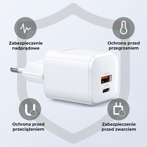 Orico Ładowarka GaN 35W USB-A + USB-C na Arena.pl
