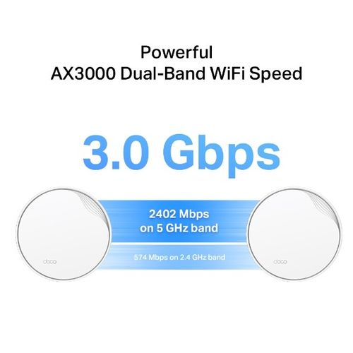 TP-Link Deco X50-PoE AX3000 System Wi-Fi Mesh 3-pack Biały na Arena.pl