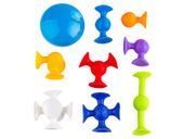 DUZE KLOCKI KONSTRUKCYJNE, KOLOROWE PRZYSSAWKI