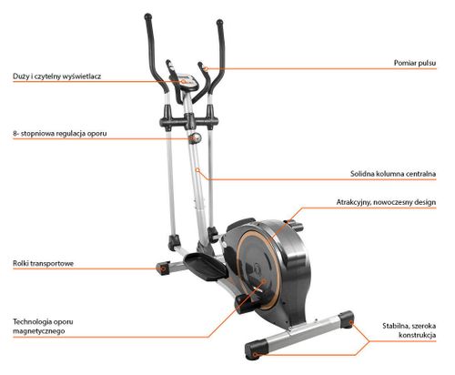 Orbitrek treningowy Vivo LF-93800 na Arena.pl