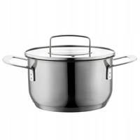 Garnek nierdzewny Florina Infinity 22 cm 4,1L z pokrywką indukcja gaz