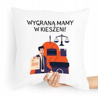 Poduszka Dla Prawnika Wygraną Mamy W Kieszeni Z Nadrukiem Ze Zdjęciem
