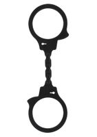 Silikonowe Giętkie Kajdanki Na Ręce - Stretchy Fun Cuffs Black