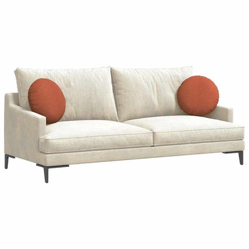 Poduszki na siedziska 2 pcs Czerwono-pomarańczowy Ø 40 cm na Arena.pl