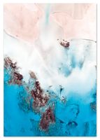 Plakat laguna abstrakcja 30x40 cm