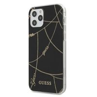 Guess GUHCP12LPCUCHBK iPhone 12 Pro Max 6,7" czarny/black hardcase Gold