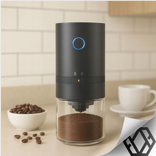 MINI ELEKTRYCZNY MŁYNEK DO MIELENIA KAWY PRZYPRAW PRZENOŚNY WYDAJNY na Arena.pl