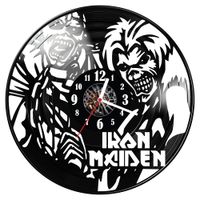 Zegar ścienny z płyty winylowej Iron Maiden 665.14