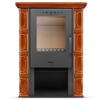 PIEC KAFLOWY kominek koza stalowy wkład ELDUR HONEY