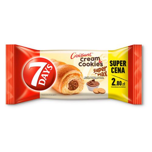 7 Days Cream & Cookies Max  orzech laskowy z kawałkami ciastek 110 g na Arena.pl