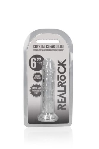 Straight Realistic Dildo With Suction Cup - 6'' / 14,5 na Arena.pl