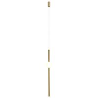Lampa wisząca O-LINE LED 93 cm mosiądz