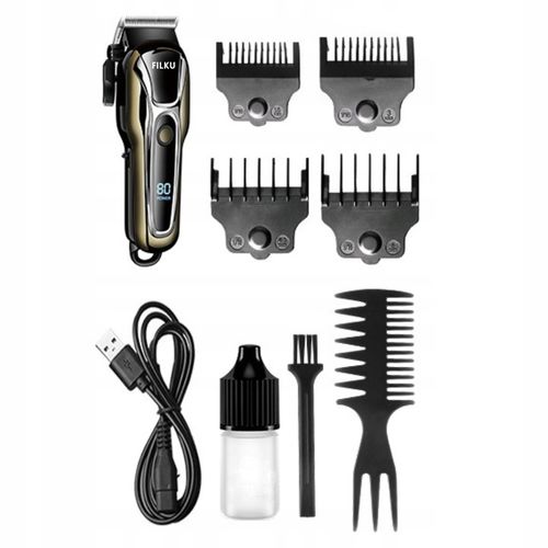 PROFESJONALNA BEZPRZEWODOWA MASZYNKA DO STRZYŻENIA WŁOSÓW BRODY FILKU na Arena.pl