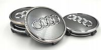 AUDI DEKIELKI na felgi zaślepki felg KAPSLE kołpaczki AUDI 61mm 61/57 4szt.