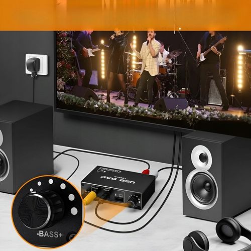 KONWERTER AUDIO USB DAC TOSLINK COAXIAL CINCH AUX ZEWNĘTRZENA KARTA na Arena.pl