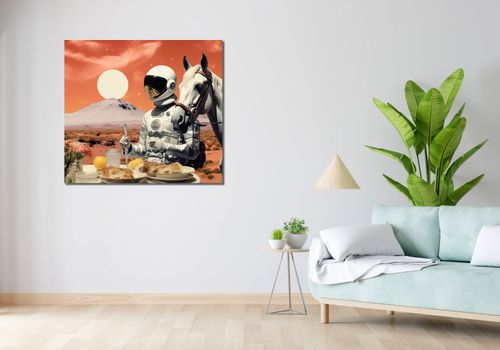 Obraz 100x90cm Obiad na Marsie na Arena.pl